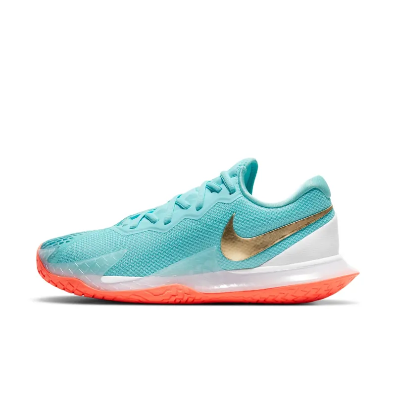 NikeCourt Air Zoom Vapor Cage 4 Hardcourt Blue “Copa / Bright Mango / White / Metallic Gold” (CD0431-400)