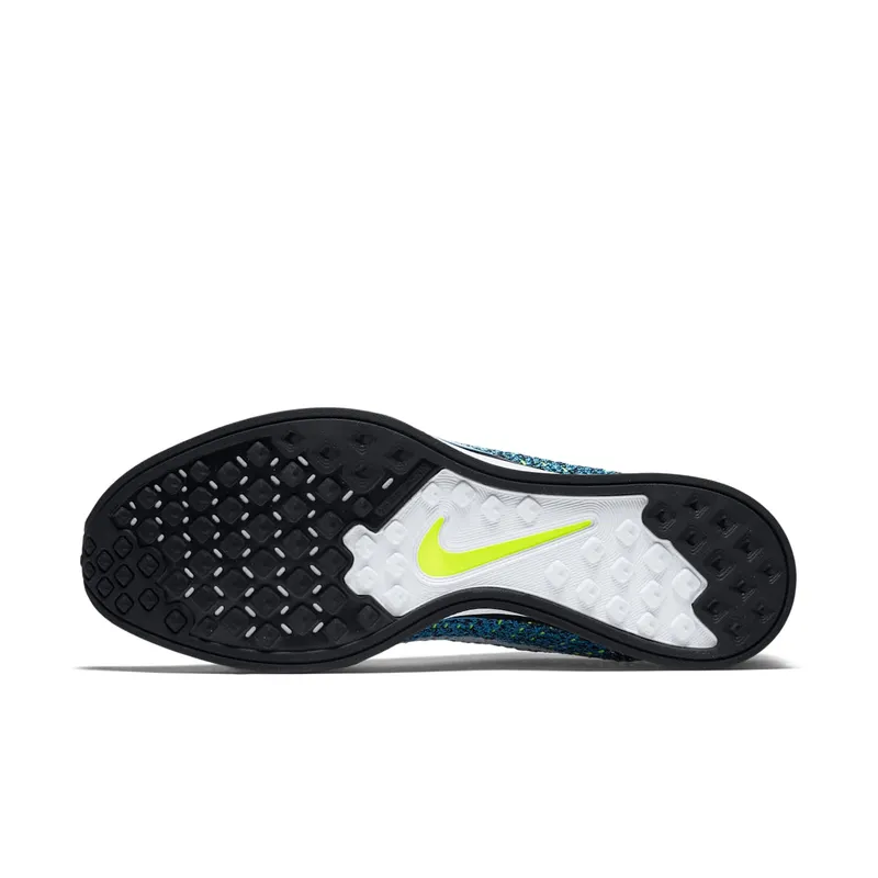 Nike Flyknit Racer Blue Cactus Blue Glow/White/Black (526628-402)