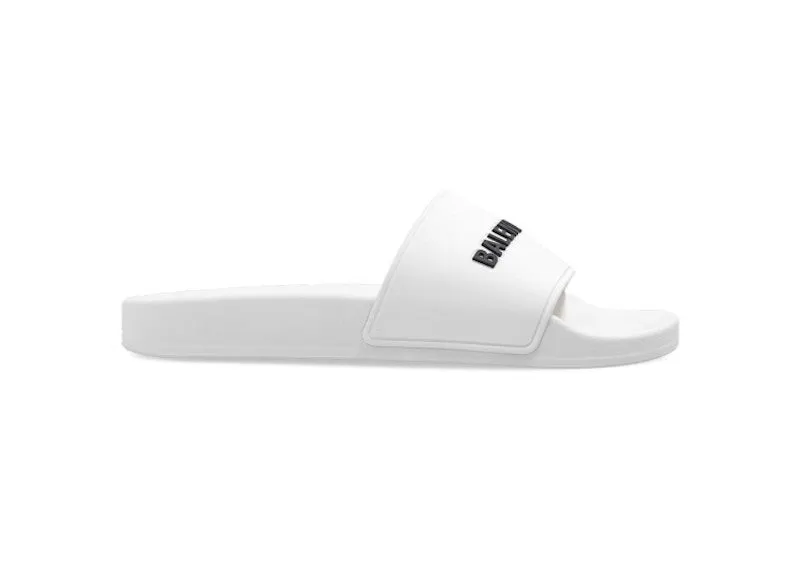 Balenciaga Pool Slides Eggshell (565547W1S809310)