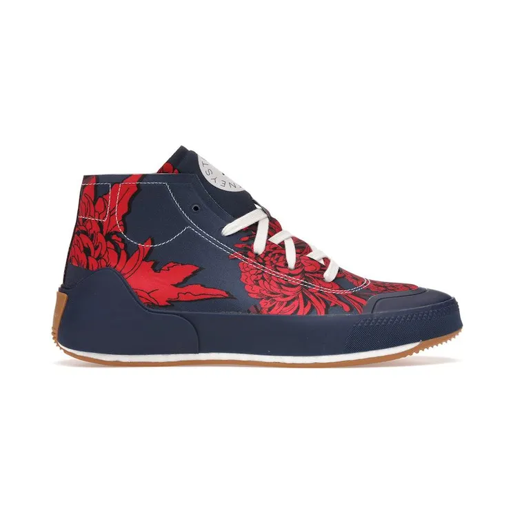 adidas Treino Mid Sella McCartney Navy Red Floral (FY1641)