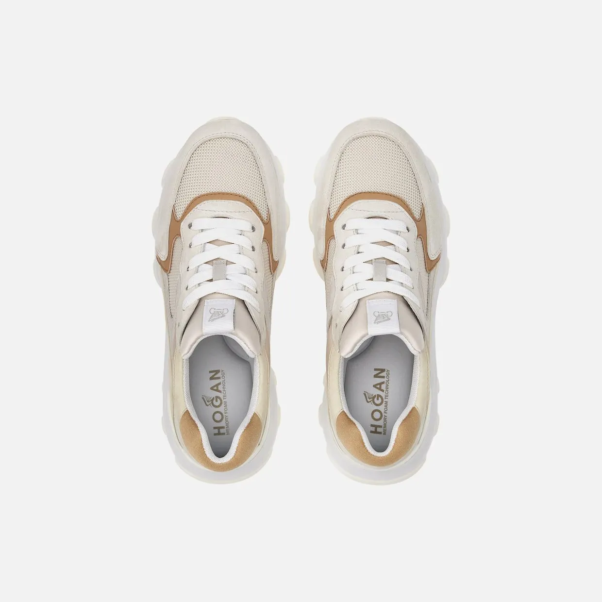 Hogan Hyperactive Ivory Brown Pink (HXW5400DG60QZC0MR5) (3)