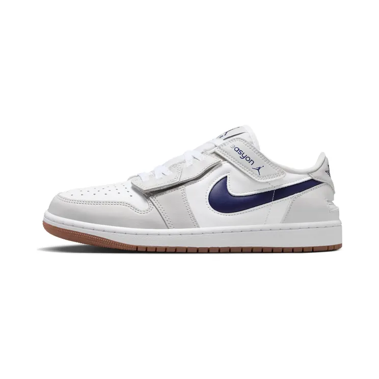 Jordan 1 Low EasyOn “White / Neutral Grey / Gum Medium Brown / Midnight Navy” (DM1206-146)