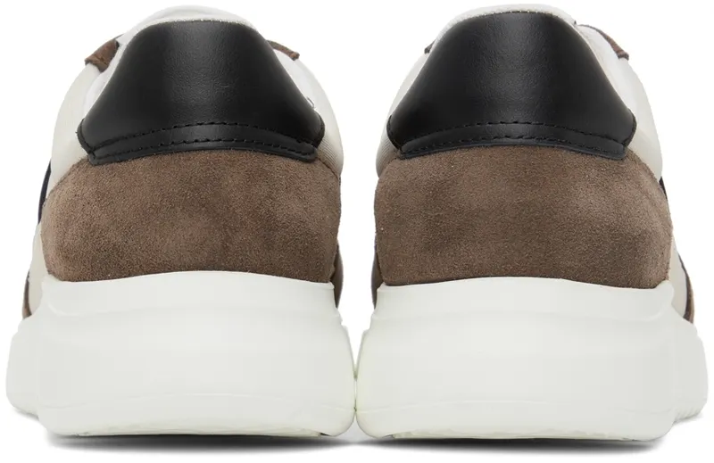 Axel Arigato Beige & Brown Genesis Vintage Runner Sneakers (27573)