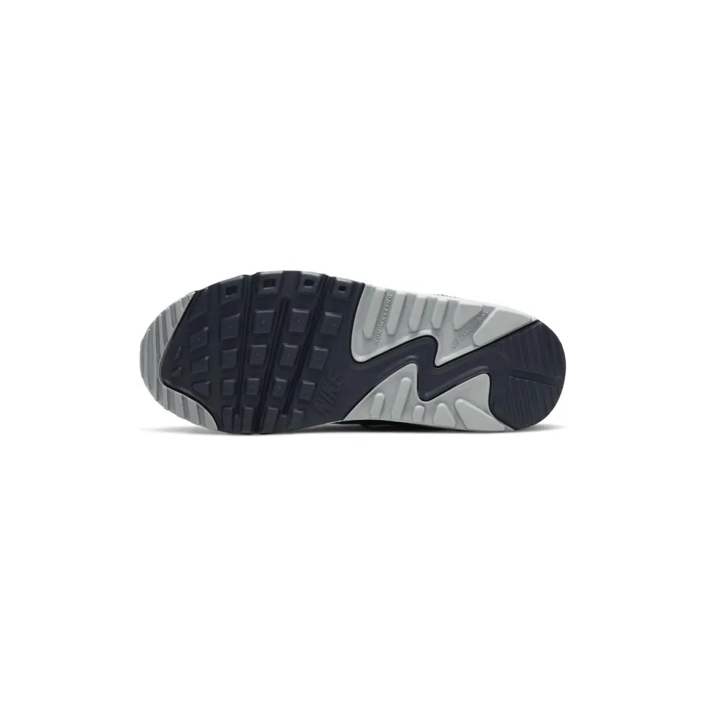 Nike Air Max 90 White Grey Obsidan (GS) White/Light Smoke Grey-Particle Grey-Obsidian (CD6864-105)