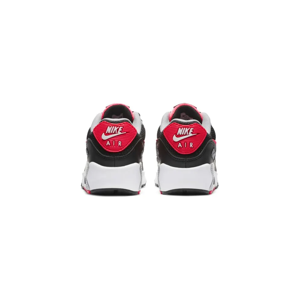 Nike Air Max 90 Black Radiant Red Wolf Grey (GS) Black/Radiant Red-White-Wolf Grey (CD6864-009)