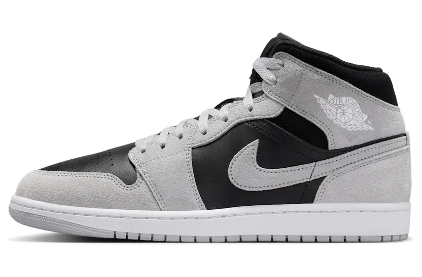 Jordan 1 Mid Light Smoke Grey Black – “Light Smoke Grey / Black / White” (DQ8426-008)