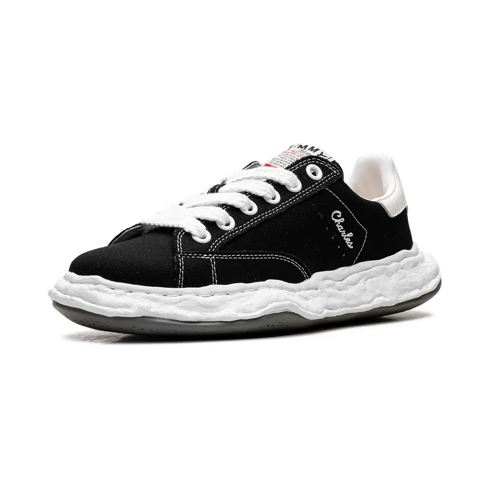 Maison Mihara Yasuhiro Charles Original Sole Low Canvas “Black” (A12FW703-BLK)