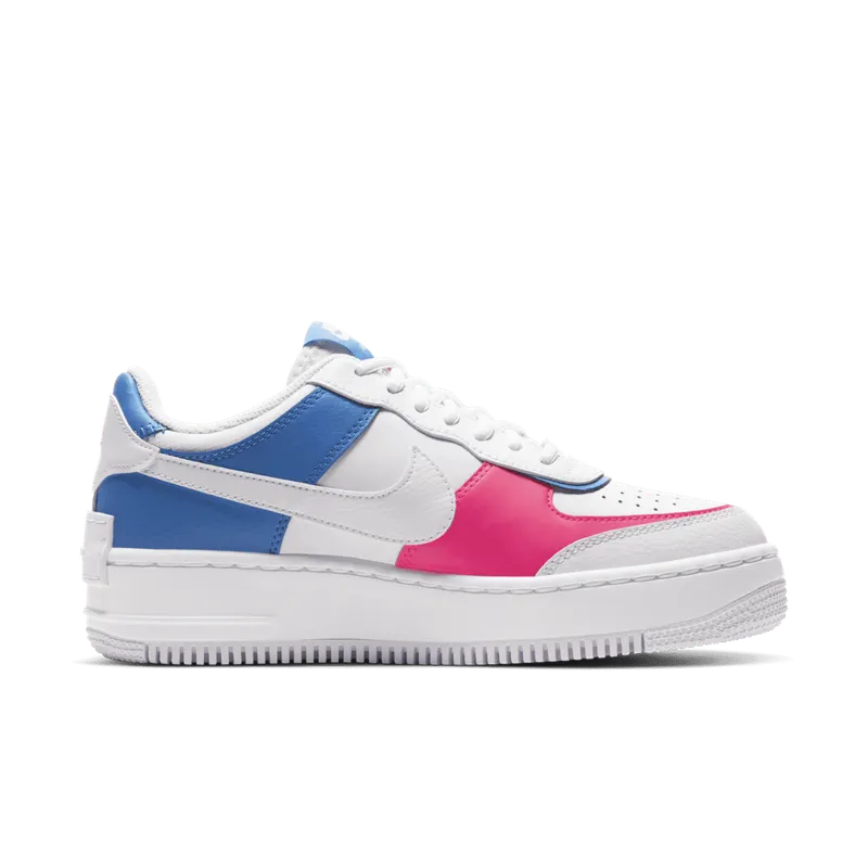 Nike Air Force 1 Shadow Cotton Candy (W) White/White-White-Hyper Pink (CU3012-111)