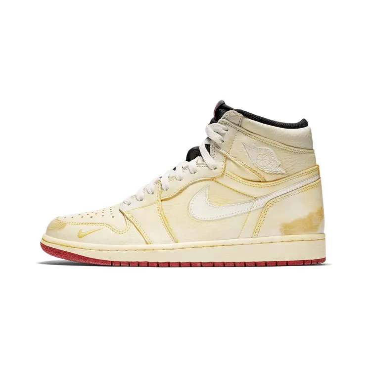 Air Jordan x Nigel Sylvester Nike AJ I 1 High OG ‘Sail’ “Sail / Varsity Red / Reflect Silver / White” (BV1803-106)