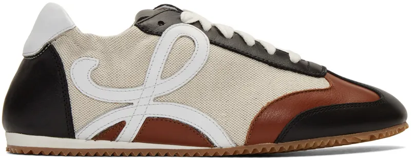 Loewe Beige & Navy Ballet Runner (453.10.125)