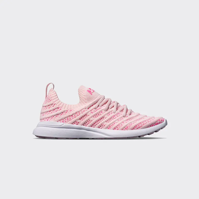 APL TechLoom Wave Bleached Pink / Fusion Pink / White (Unisex)
