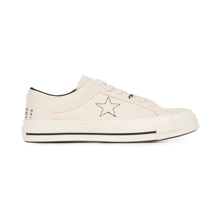 Converse Midnight Studios x One Star ‘Cream’ Egret/Egret/Black (162124C)