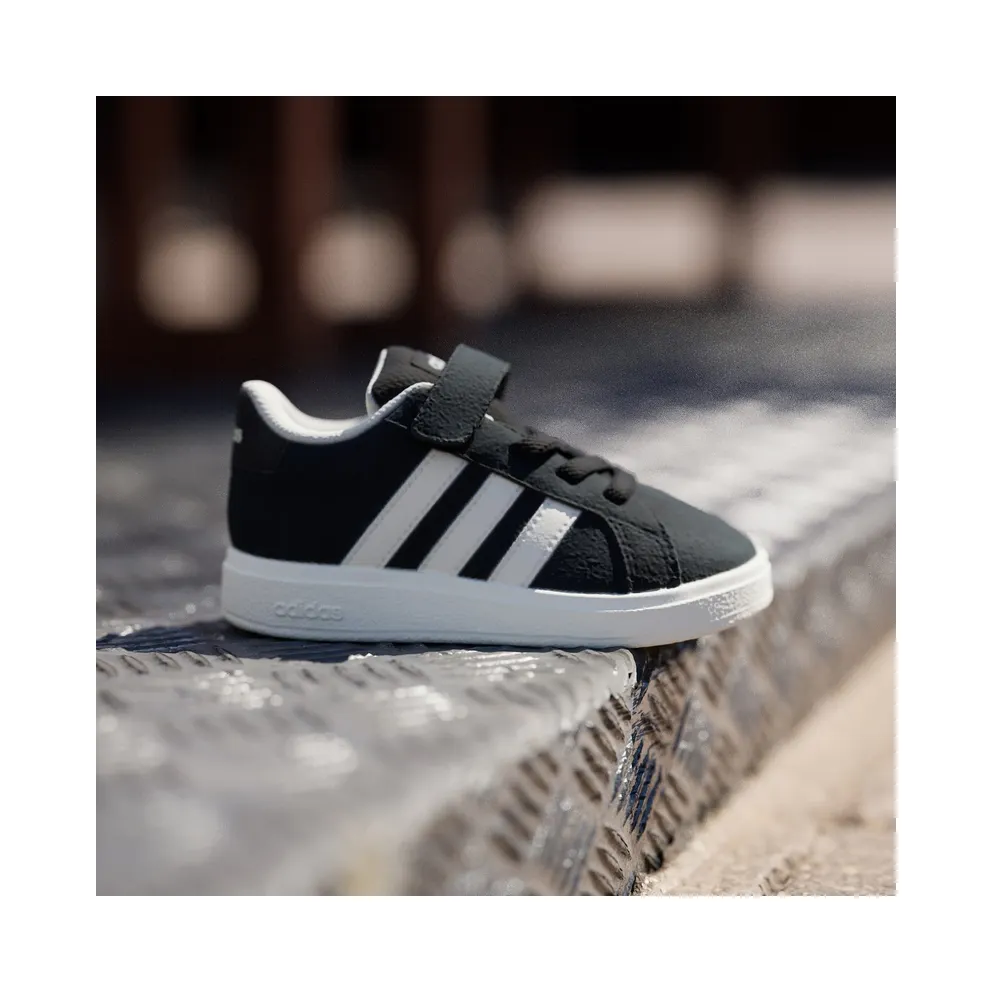 Adidas Grand Court 2.0 Kids Core Black / Off White / Cloud White (JR0779)