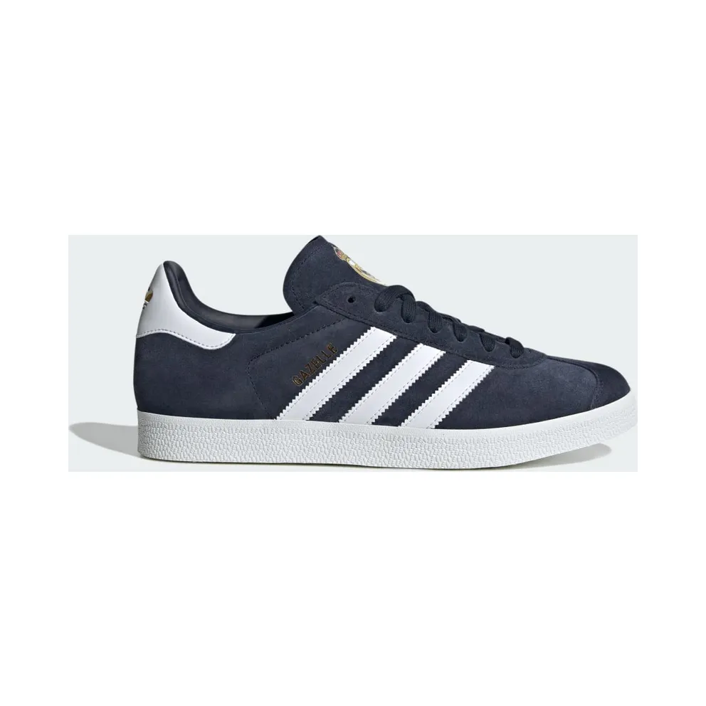 adidas Gazelle Real Madrid Legend Ink / Cloud White / Gold Metallic (IE8502)