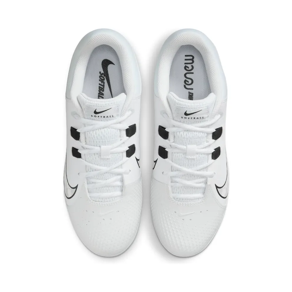 Nike Hyperdiamond 4 Pro White Black Wolf Grey (FZ0922-101)
