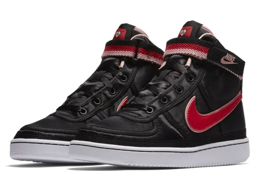 Nike Vandal High Supreme Black Speed Red Bleached Coral (GS)