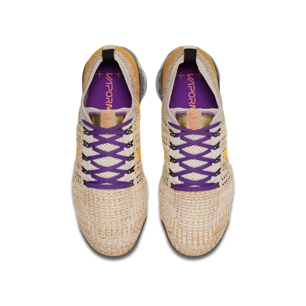 Nike Air VaporMax Flyknit 3 Desert Sand Desert Sand/Total Orange-Voltage Purple (AJ6900-008)