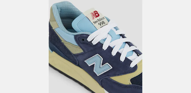 New Balance 998 “Made in USA – Navy / Chrome Blue” (U998CB)