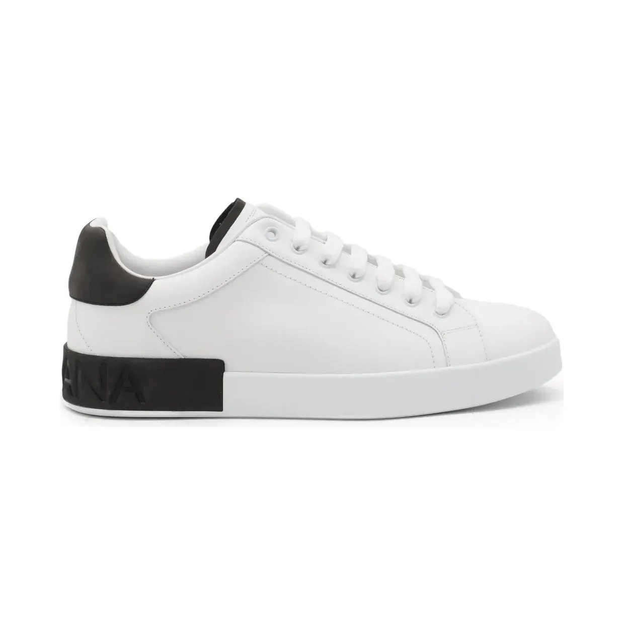 Dolce & Gabbana Dolce & Gabbana Portofino leren met vlakken “White” (CS2278AF218)