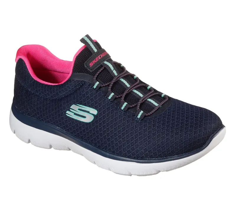 Skechers Summits Sneaker Marine/Heet Pink