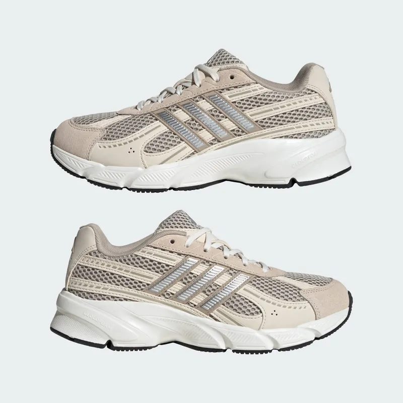 Adidas TECHNOCHAOS 2000 Shoes Wonder Beige / Silver Metallic / Wonder White (KI7035)
