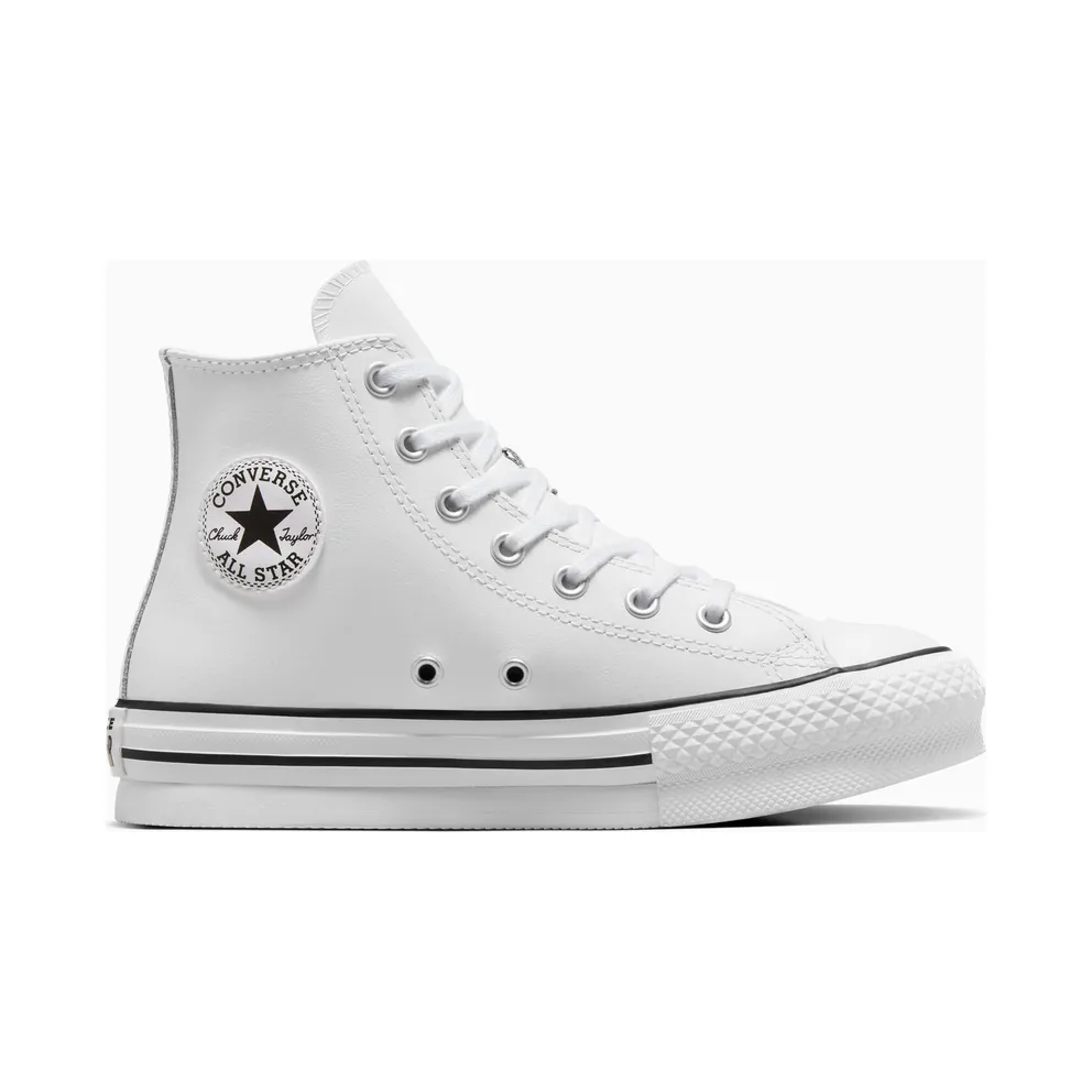 Converse Chuck Taylor All Star Lift Platform Leather White/natural Ivory/Black