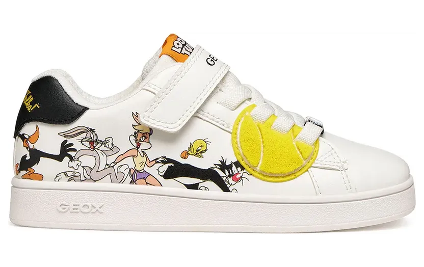 Geox sneaker Wit/Zwart (J65LSE054FU-C0404)