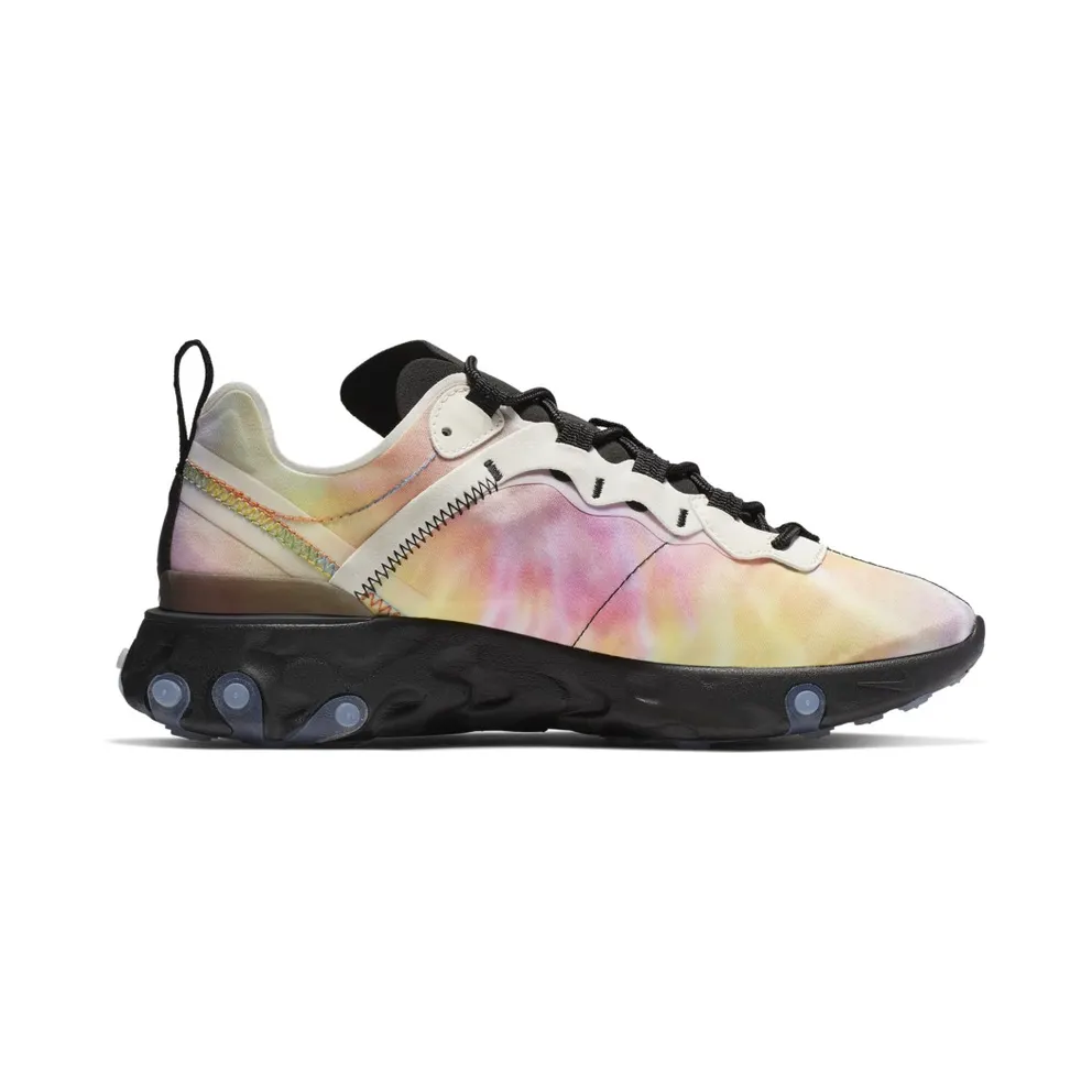 Nike React Element 55 Tie Dye (W) Multi-Color/Sail-Black (CJ6896-901)
