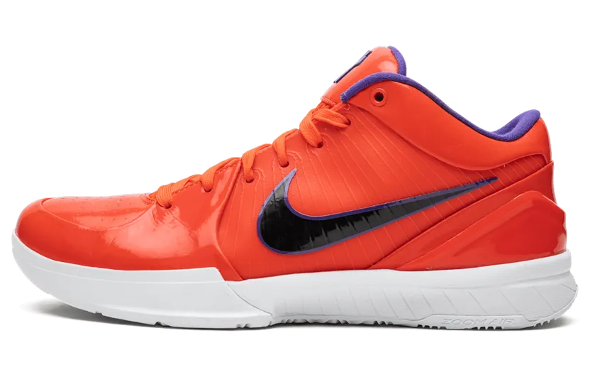 Nike Undefeated x Kobe 4 Protro ‘Team Orange’ Team Orange/Purple/White (CQ3869-800)
