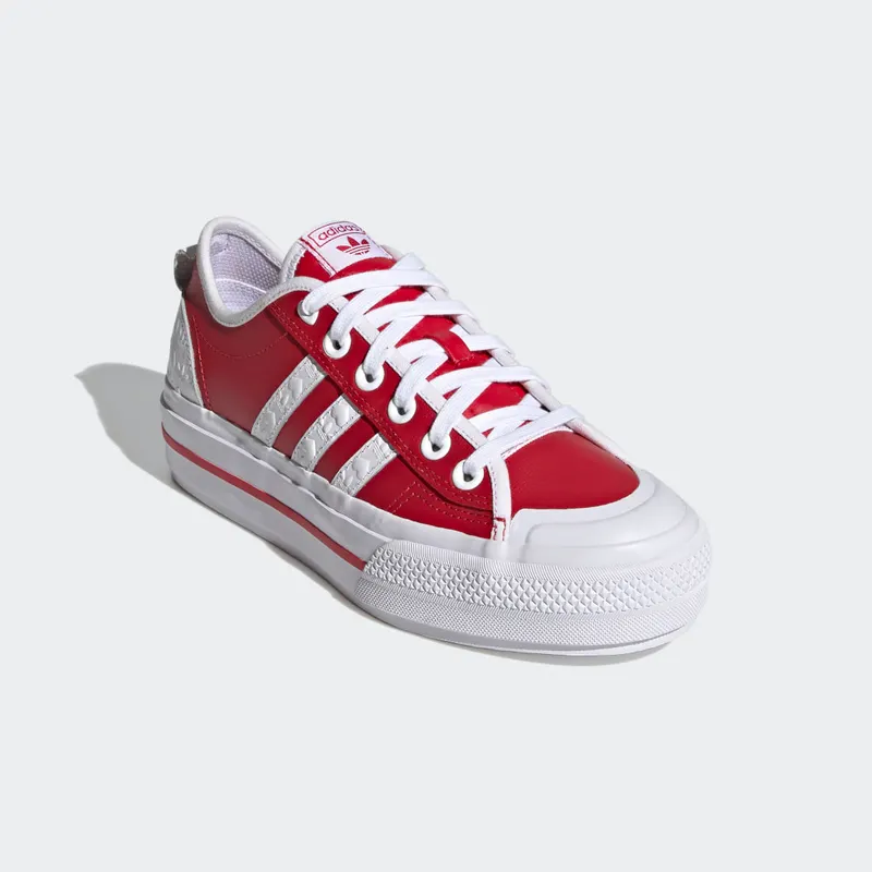 Adidas Nizza RF Platform ‘Heart Embossed – Scarlet’ Scarlet/Cloud White/Core Black (FZ1841)