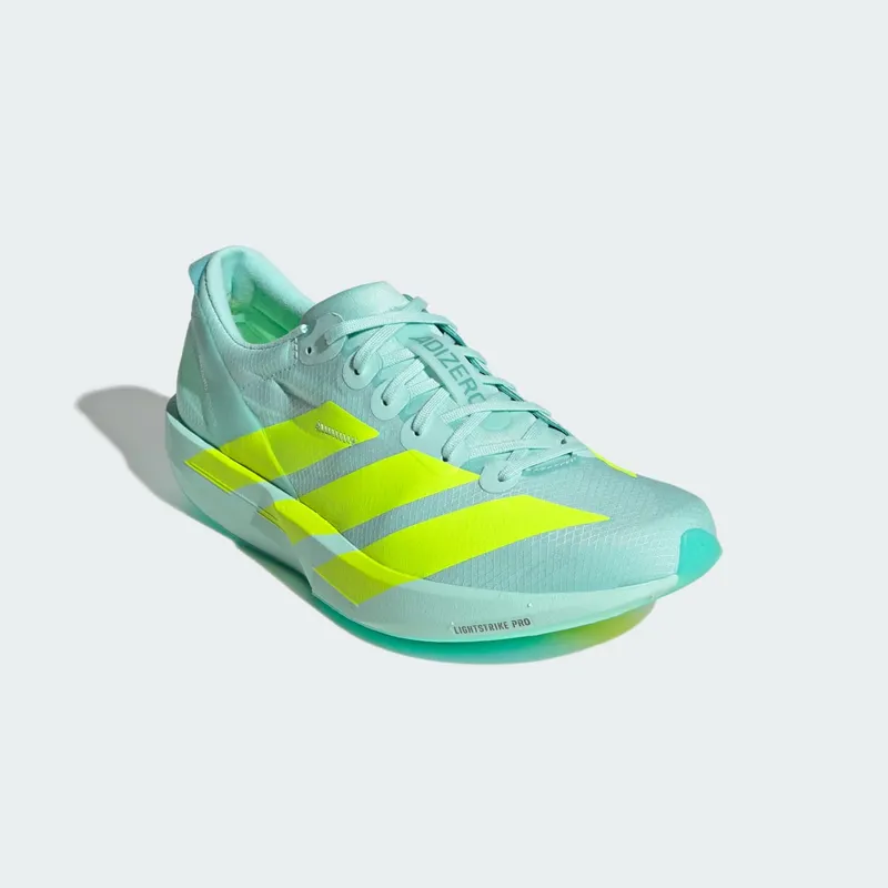 Adidas Adizero Adios 9 Running Shoes Semi Flash Aqua / Lucid Lemon / Mint Ton (JH5245)