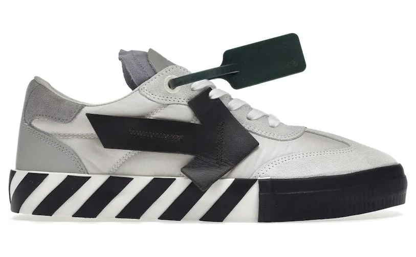OFF-WHITE New Vulcanized Low White Black Grey Lilac (OMIA232F22LEA0010110)