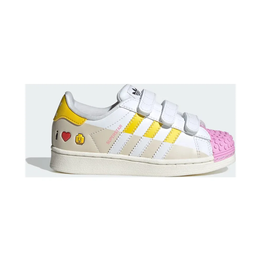 adidas Superstar x LEGO® Kids Schuh Cloud White / Yellow / Wonder White (IF2910)