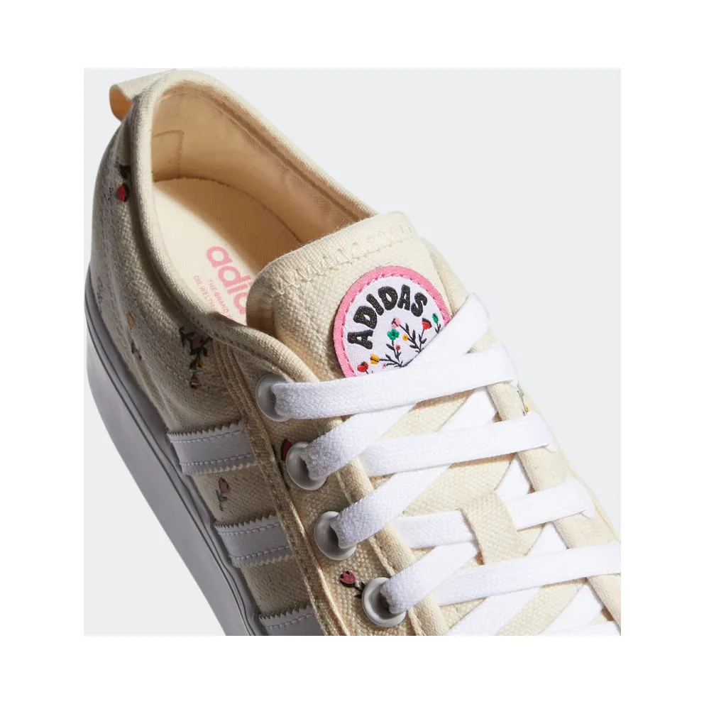 adidas Nizza Platform Cloud White / Cloud White / Rose Tone (H02682)