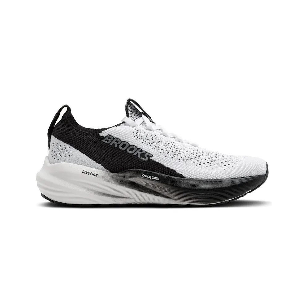 Brooks Glycerin StealthFit 22 White Grey Black (110448-1D-135)