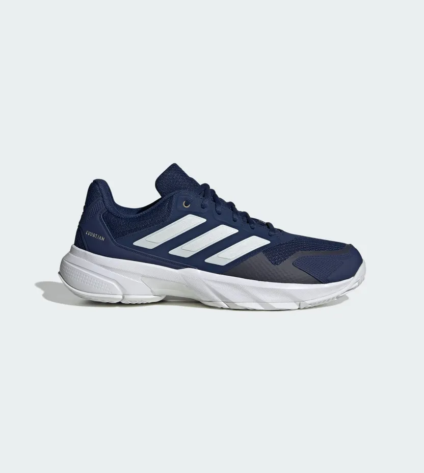 Adidas Courtjam Control 3 Tennis Dark Blue / Zero Metalic / Cloud White (JR1750)