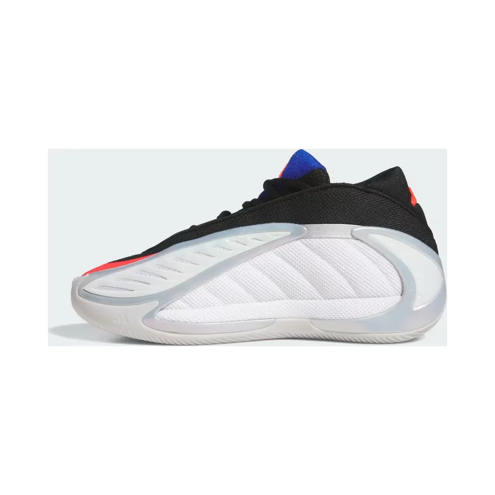 adidas Anthony Edwards 2 J “Cloud White / Lucid Red / Silver Metallic” (KK0153)