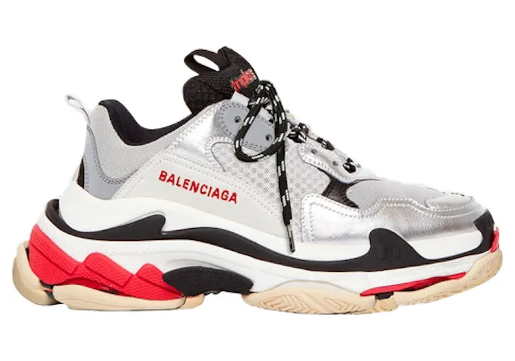 Balenciaga Triple S Silver Black 2019 (W)