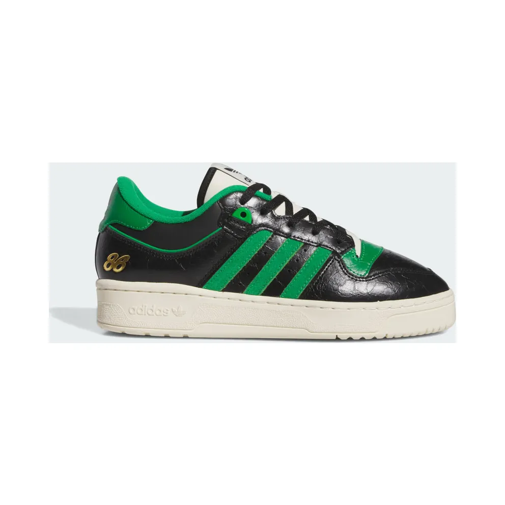 adidas Rivalry 86 Low Core Black / Green / Cream White (IE7160)