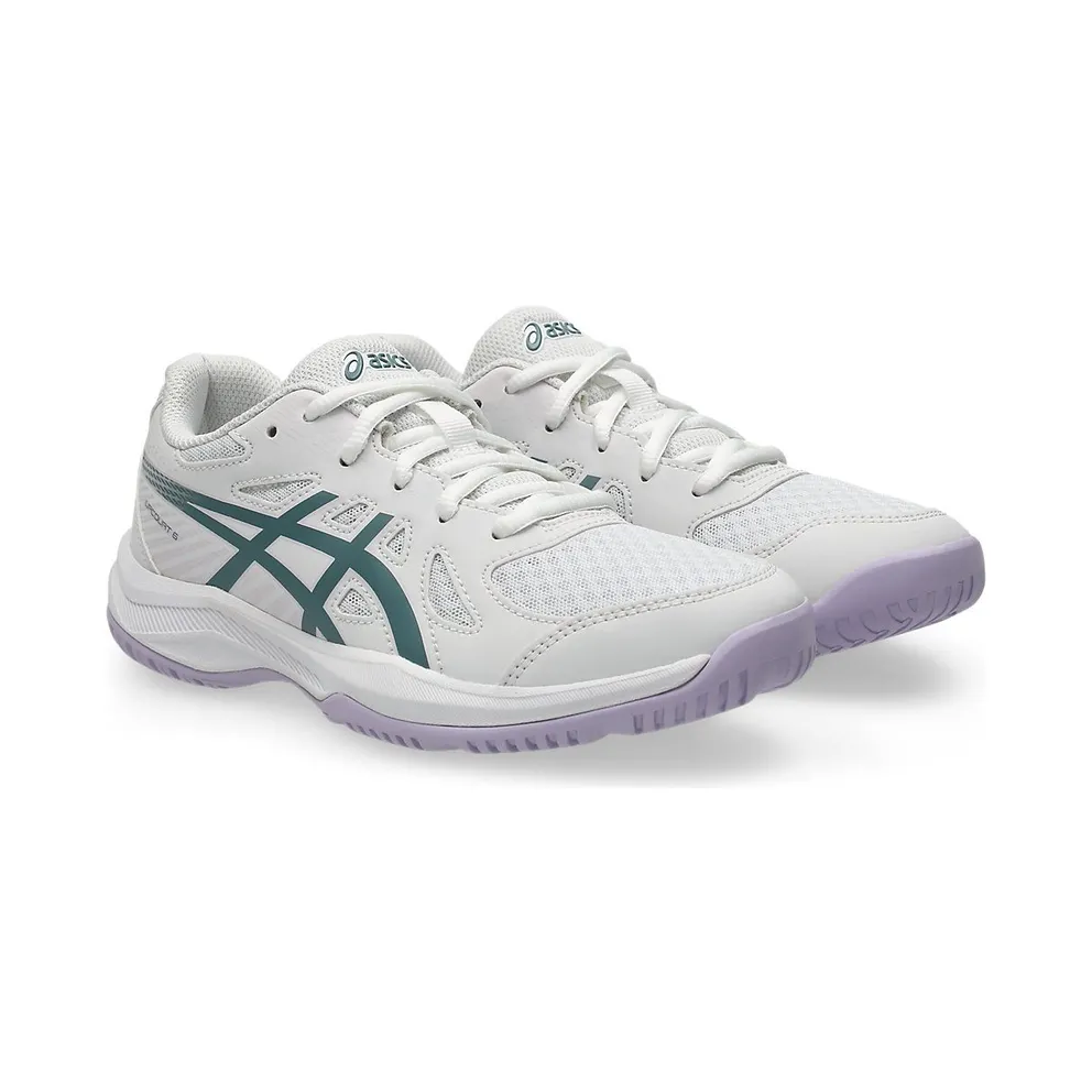 ASICS UPCOURT 6 GS “White / Foggy Teal” (1074A045-102)