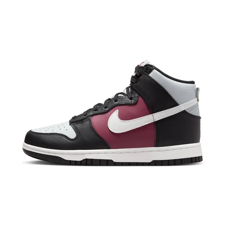 Nike DUNK HIGH “Black / Rosewood / Pure Platinum / Summit White” (DD1869-005)