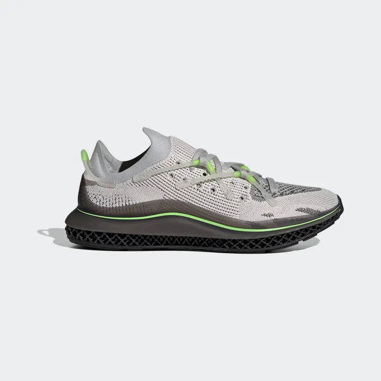 adidas 4D Fusio Grey One / Core Black / Signal Green (H04511)
