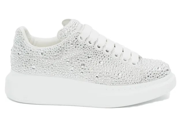 Alexander McQueen Oversized White Crystal