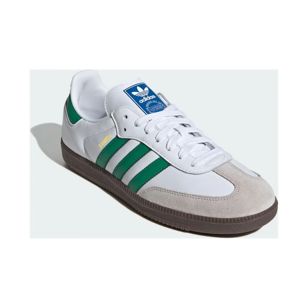 adidas Samba OG White / Green / Gum 5 (IG1024)