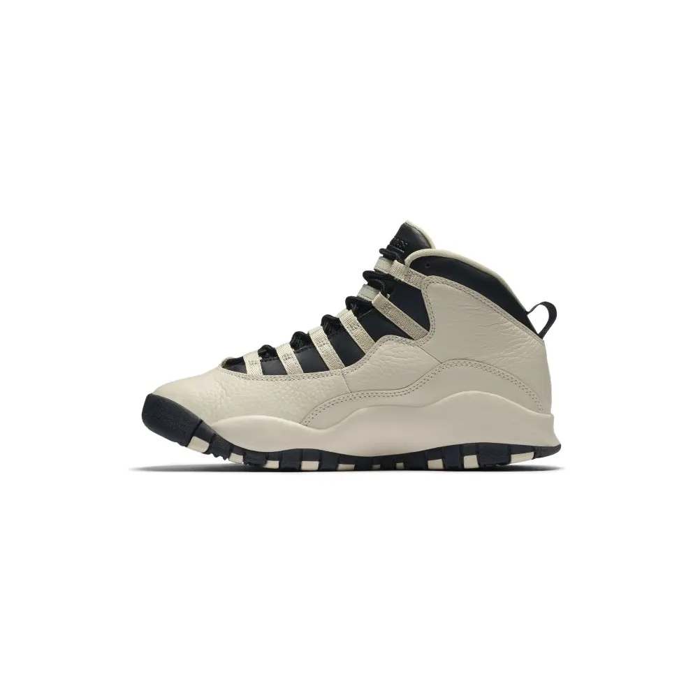 Jordan 10 Retro Heiress Pearl (GS) Pearl White/Black-Black (832645-207)