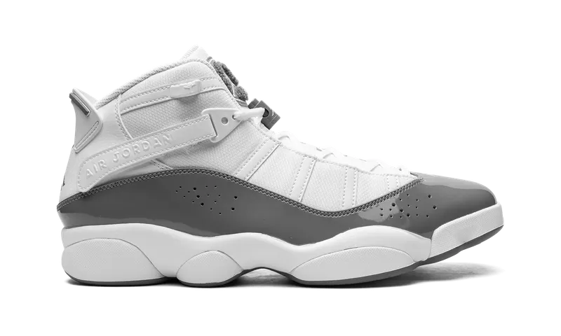 Jordan 6 rings “White / Cool Grey” (322992-121)