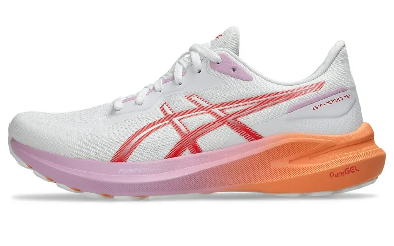 ASICS GT-1000 13 White Coral Reef (1012B663-101)