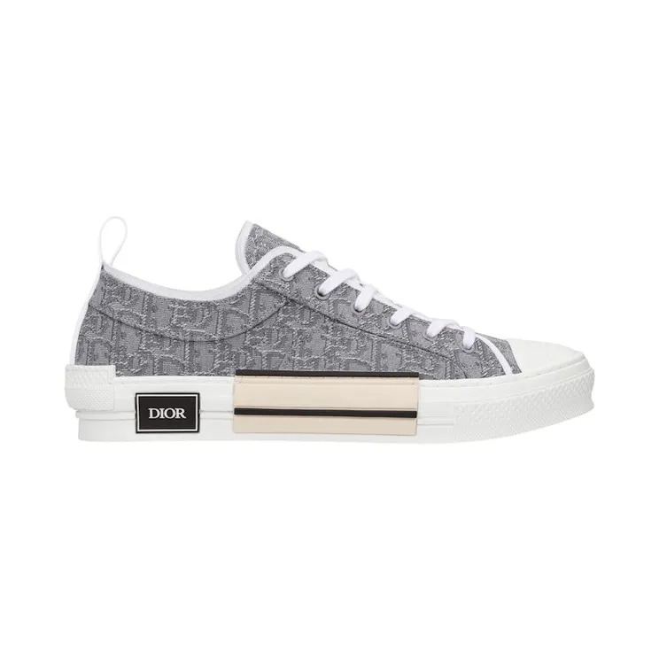 Dior B23 Low Top Ruthenium Metallic Thread Dior Oblique Jacquard (3SN249ZTU86851)