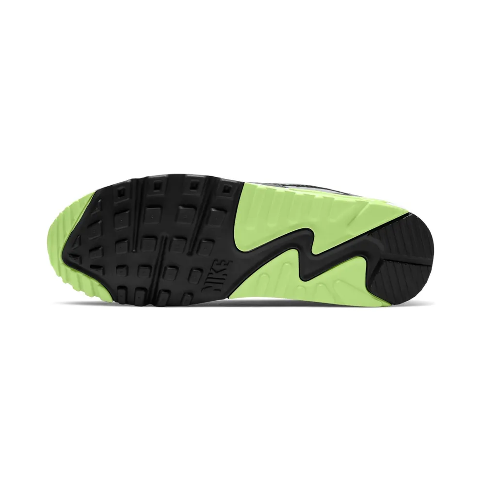 Nike Air Max 90 Recraft Lime White/Light Smoke Grey-Black-Particle Grey-Lime (CW5458-100)