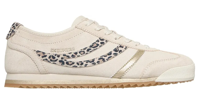 Skechers Topnotch – Lively Leopard Sneaker Natuurlijk